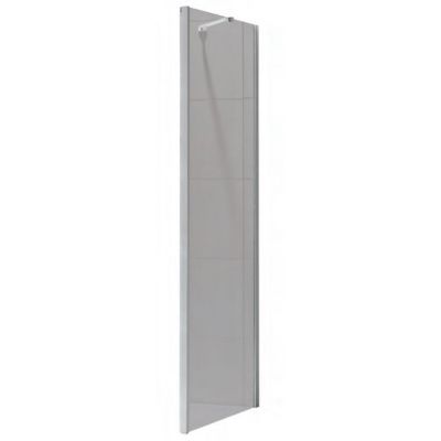 Paroi de douche fixe Cooke & Lewis Vikos transparent 80 cm