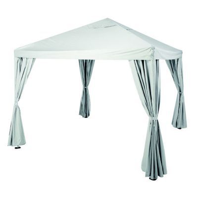 Tonnelle Blooma Panera 3 x 3 m gris clair