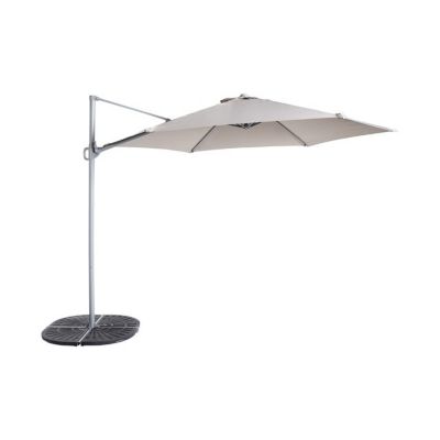 Parasol déporté Ibiza taupe ?300 cm