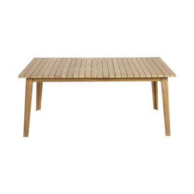 Table de jardin extensible en bois Fuji 179/220 x 110 cm