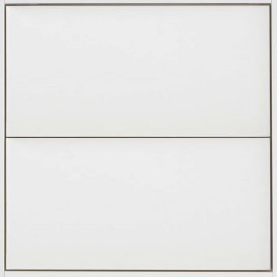 Bloc porte blanc 2 tiroirs Mixxit 33 x 33 cm