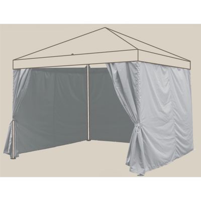 4 rideaux de remplacement pour tonnelle Blooma Panera