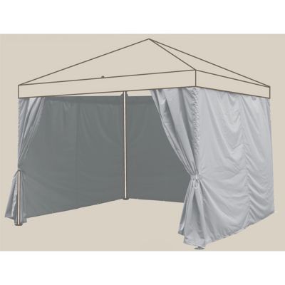 Toile de remplacement 4 rideaux pour tonnelle Panera 2