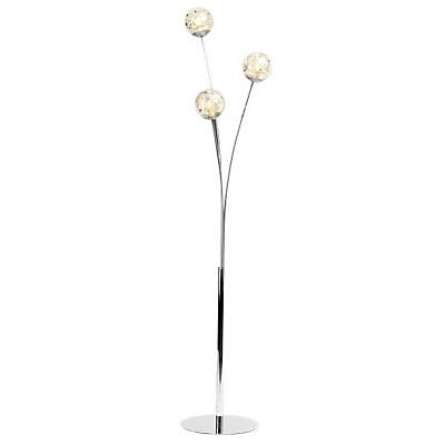 Lampadaire Colours Joya chrome H.141 cm | Castorama Lampadaire LED intégrée Dunalux Ligeia chrome H.143 cm