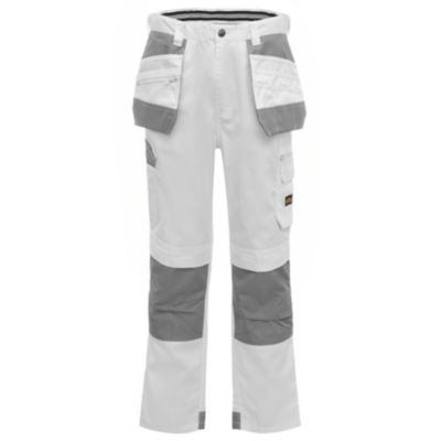 Pantalon Site Jackal Blanc/gris Taille 46