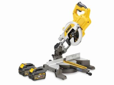 Scie à onglets DEWALT FLEXVOLT 54 V XR 2 Batteries 6.0Ah chargeur DCS777T2 - vue 3