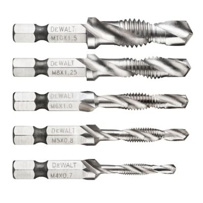 Foret à tarauder 156 mm emmanchement Hexagonal DEWALT 5 pièces DT50060 QZ - vue 5