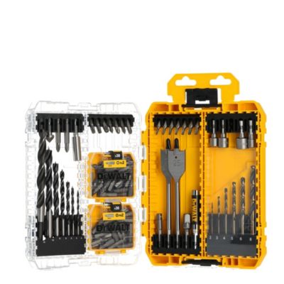 Kit 100 pièces DEWALT DT70784 QZ Acier rapide Rangement pratique Sécurité maximale - vue 2