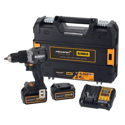 Perceuse Visseuse Percussion XR 18V Brushless Dewalt DCD85MP2T QW Édition Limitée McLaren Livrée Avec 2 Batteries 5Ah Li Ion 1 - vue 5