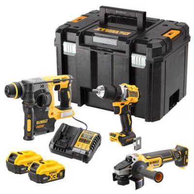 Kit 3 outils XR 18V 5AH Brushless DEWALT DCK330P2T QW - vue 2