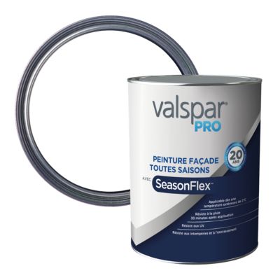 Peinture façade toutes saisons SeasonFlex Valspar Promat base 4 - 5L
