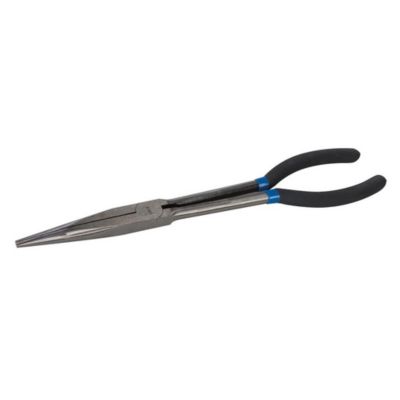 Pince d'Électronicien Longue Portée Droite - Précision et Ergonomie - Idéale pour Travaux Électroniques - Silverline