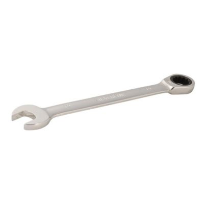 Clé Mixte à Cliquet 19 mm - Tête Droite, Précision et Efficacité - Outil Indispensable - Silverline