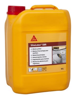 Résine d'accrochage pour mortiers Sikalatex SBR Sika 10L