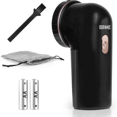 Duronic FS22 BK Rasoir anti bouloches électrique filaire ou batterie Anti peluche Poignée rotative Pochette de transport