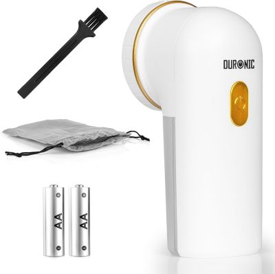 Duronic FS22 WE Rasoir anti bouloches électrique filaire ou batterie Anti peluche Poignée rotative Pochette de transport
