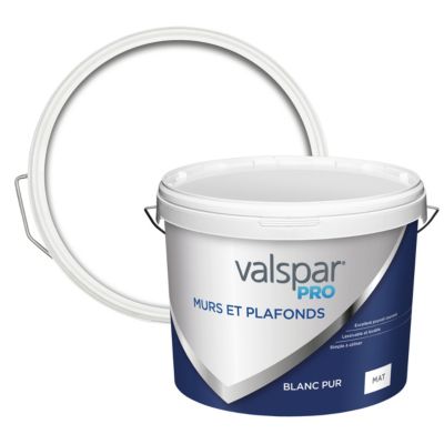 Peinture murs et plafonds pur Valspar pro 10