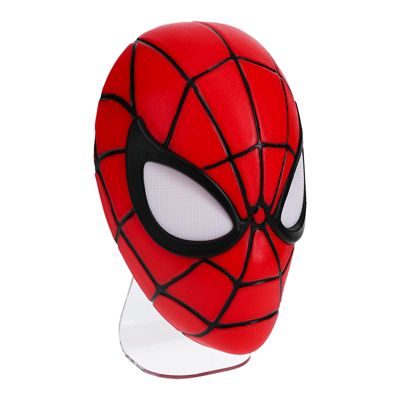 Lampe décorative 3D Mask light " Spiderman " rouge l.13 x H.22,23 cm Paladone