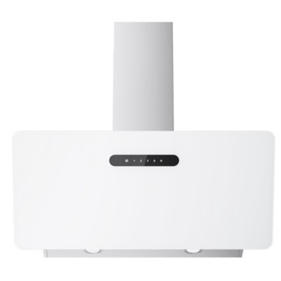 Hotte inclinée 90cm 650m3/h 3 vitesses boost wifi connectée ou tactile évacuation ou recyclage blanc Ciarra CD9736KW