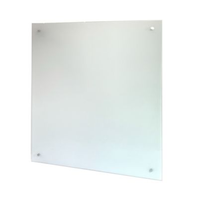 Fond de hotte en verre blanc brillant l. 70,5 cm x H. 60 cm x Ep. 5 mm