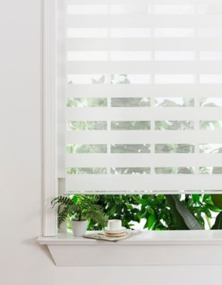 Store enrouleur jour/nuit 85x140cm blanc