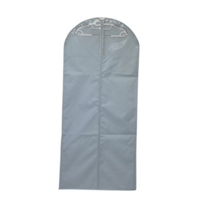 Housse de rangement pour vêtement H. 135 cm x L. 60 cm Pratiks gris clair