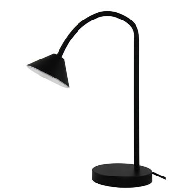 Lampe de table LED intégrée 500lm 5.8W IP20 noir