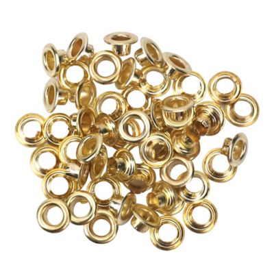 Œillet laiton 6 mm, 50 pièces