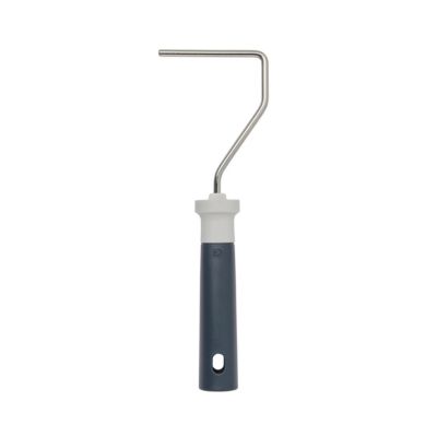 Monture pour rouleau GoodHome acier gris L.100 x Ø6mm