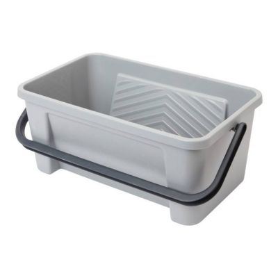 Seau à peinture GoodHome 8L plastique gris