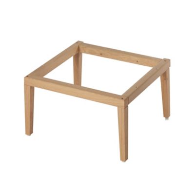 Pieds en chêne pour colonne de salle de bains GoodHome AvelaÂ 40 cm