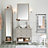 Plan de toilette GoodHome Perma taupe 80 cm