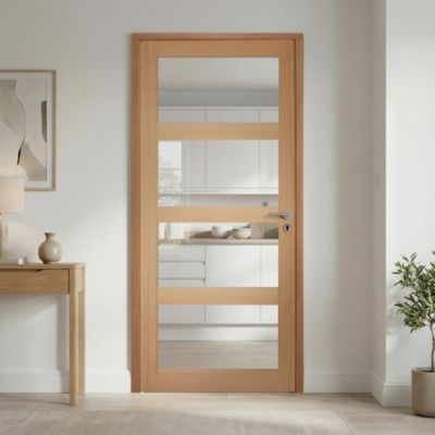Bloc porte Connemara vitré H.204 x .83 cm poussant gauche