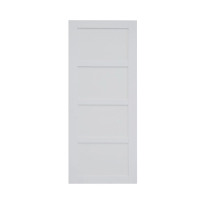 Porte coulissante Connemara 4 panneaux blanc H.204 x l.83 cm