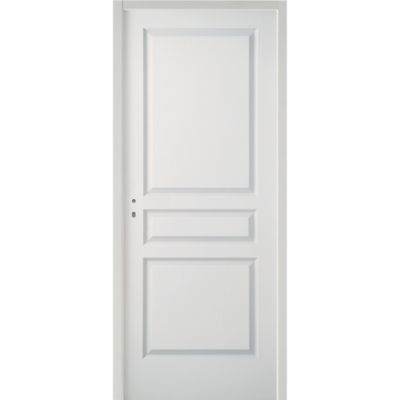Bloc-porte Ordesa blanc H.204 x l.83 cm, poussant droit