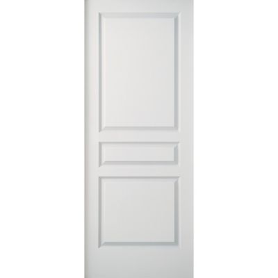 Porte coulissante Ordesa blanc H.204 x l.83 cm