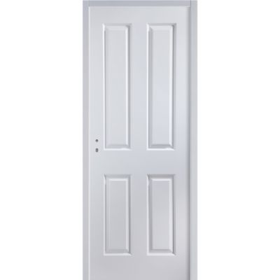 Bloc-porte Victoria blanc H.204 x l.73 cm, poussant droit