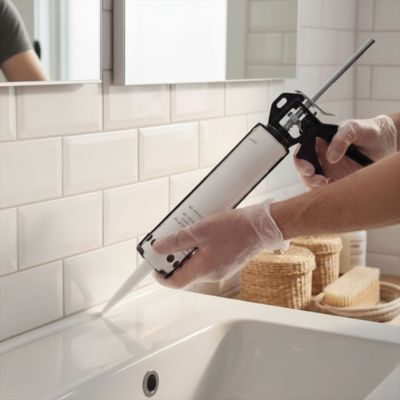 Mastic silicone intérieur blanc 300ml