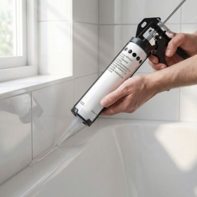 Mastic silicone intérieur transparent 300ml