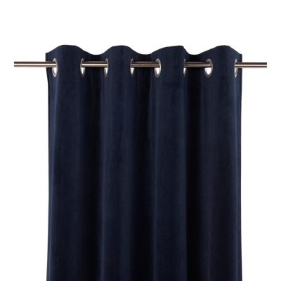 Rideau Velvet Valgreta bleu l.140 x H.260 cm