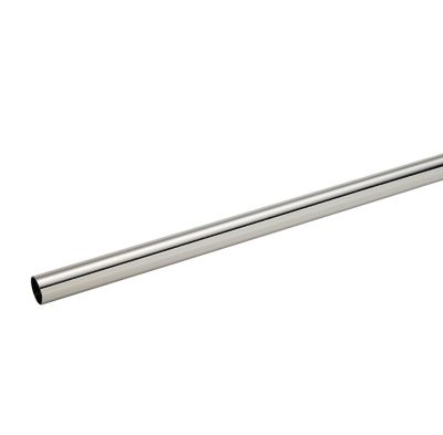 GoodHome - Tringle à rideaux GoodHome Olympe L.300cm ⌀19cm chromé