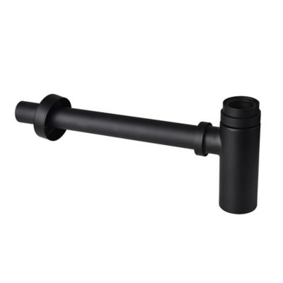 Siphon réglable noir 32mm Flomasta