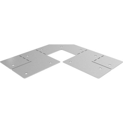 GoodHome - Connecteur métal Elvet 3 tasseaux 38 mm