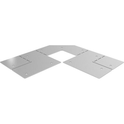 GoodHome - Connecteur métal Elvet 3 tasseaux 60 mm