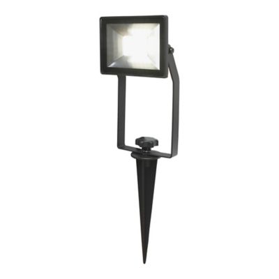 Projecteur à piquer LED noir 10W 2400 LM IP65