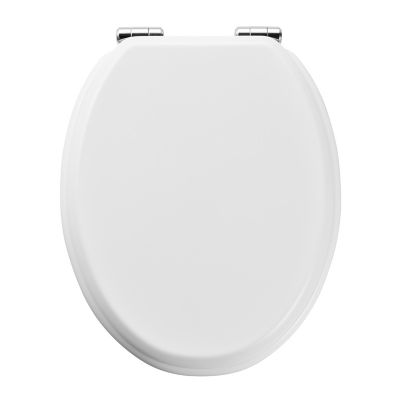 Abattant WC GoodHome Pilica coloris en bois avec frein de chute