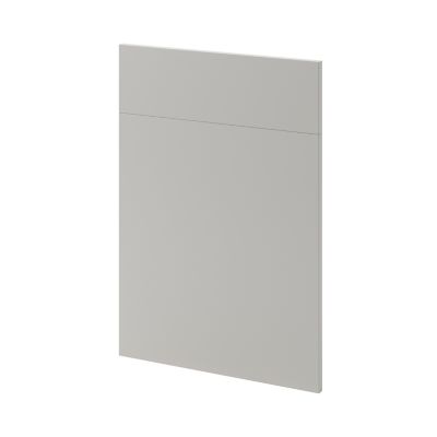Façade de cuisine 1 porte et 1 tiroir Stevia gris mat l. 50 cm x H. 72 cm GoodHome - Goodhome