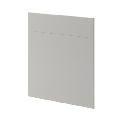 Façade de cuisine 1 porte et 1 tiroir Stevia gris mat l. 60 cm x H. 72 cm GoodHome - Goodhome