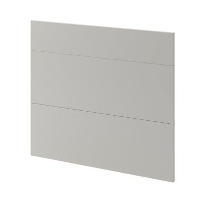 Façade de cuisine 1 tiroir et 2 casseroliers Stevia gris mat l. 80 cm x H. 72 cm GoodHome - Goodhome