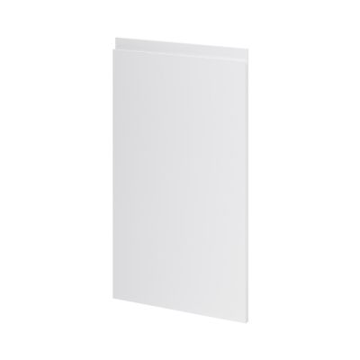 Porte de meuble de cuisine Garcinia gris clair brillant l. 40 cm x H. 72 cm GoodHome - Goodhome